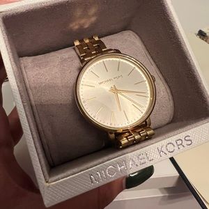 Gold michael kors watch